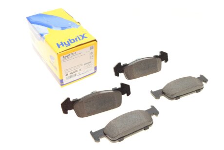 Комплект гальмівних колодок (дискових) METELLI 22-0975-1