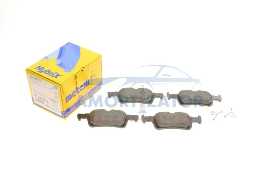 Комплект гальмівних колодок (дискових) 22-0986-0 METELLI 2209860 (фото 1)
