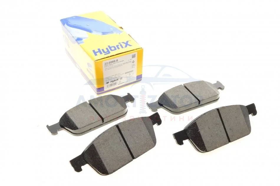Комплект гальмівних колодок (дискових) 22-0989-0 METELLI 2209890 (фото 1)