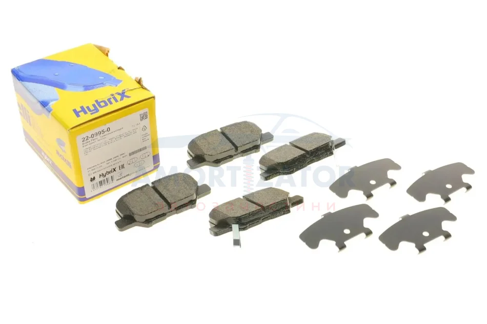 Комплект гальмівних колодок (дискових) 22-0995-0 METELLI 2209950 (фото 1)