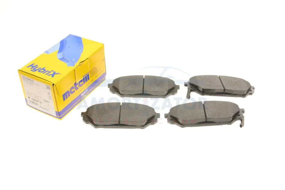 Комплект гальмівних колодок (дискових) 22-0999-0 METELLI 2209990 (фото 1)