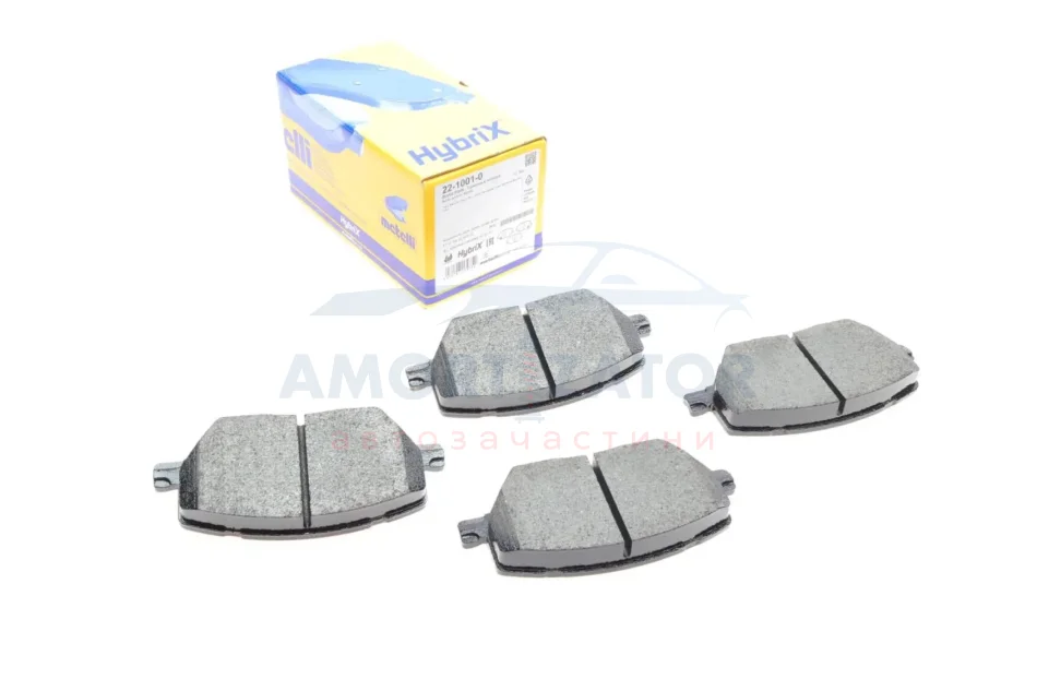 Комплект гальмівних колодок (дискових) 22-1001-0 METELLI 2210010 (фото 1)