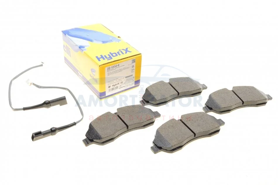 Комплект гальмівних колодок (дискових) 22-1032-0 METELLI 2210320 (фото 1)