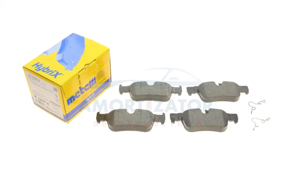 Комплект гальмівних колодок (дискових) 22-1038-0 METELLI 2210380 (фото 1)