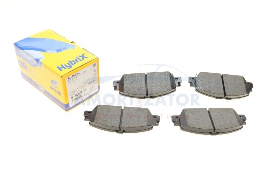 Комплект гальмівних колодок (дискових) 22-1083-0 METELLI 2210830 (фото 1)