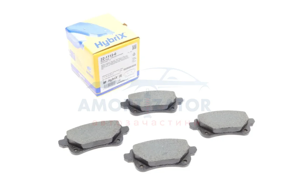 Комплект гальмівних колодок (дискових) 22-1112-0 METELLI 2211120 (фото 1)