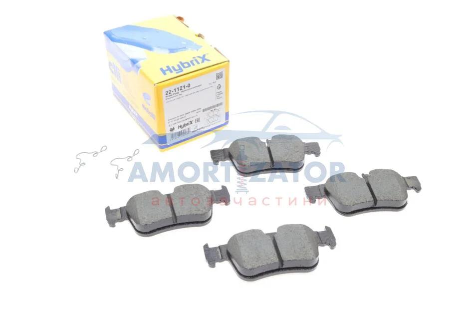 Комплект гальмівних колодок (дискових) 22-1121-0 METELLI 2211210 (фото 1)