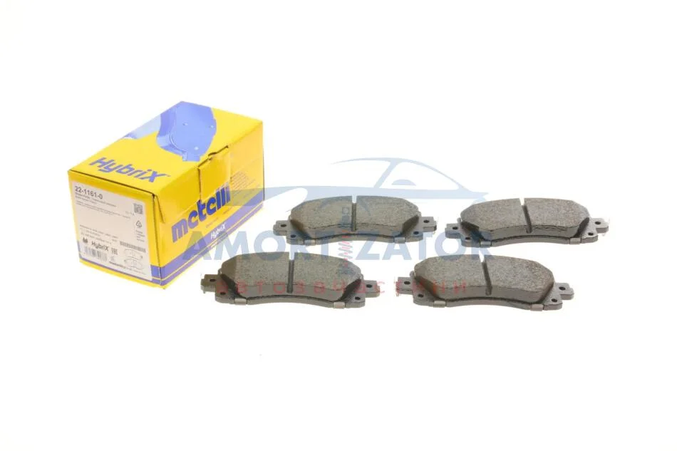 Комплект гальмівних колодок (дискових) 22-1161-0 METELLI 2211610 (фото 1)