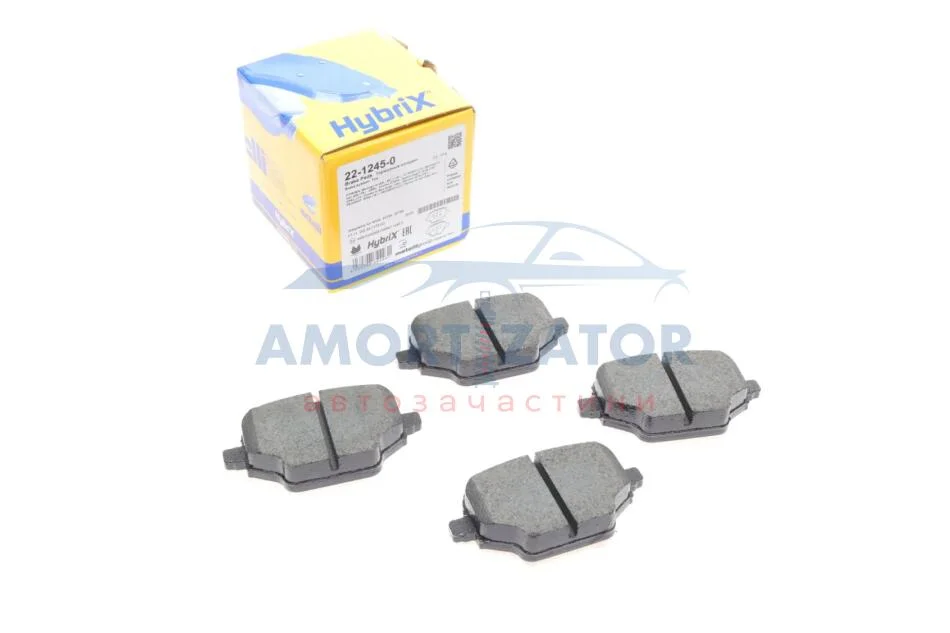 Комплект гальмівних колодок (дискових) 22-1245-0 METELLI 2212450 (фото 1)