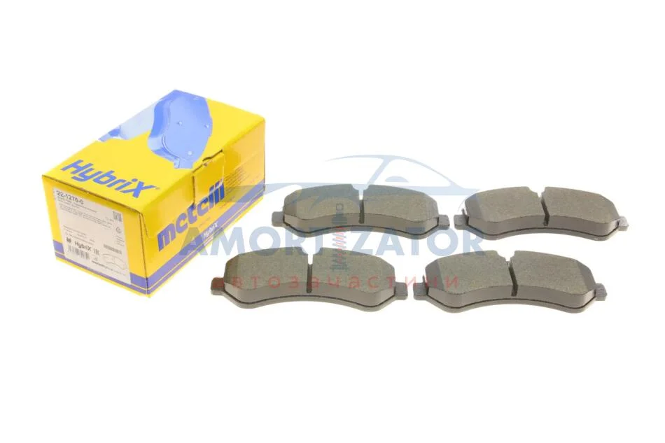 Комплект гальмівних колодок (дискових) 22-1276-0 METELLI 2212760 (фото 1)