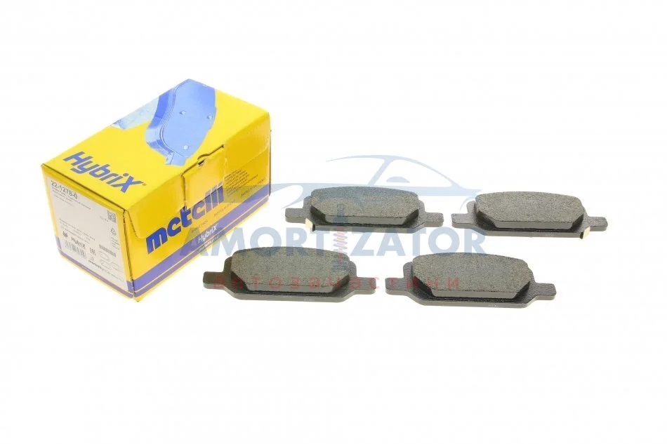 Комплект гальмівних колодок (дискових) METELLI 2212780 (фото 1)