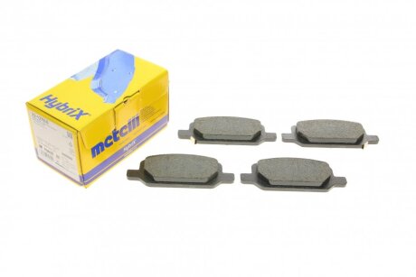 Комплект гальмівних колодок (дискових) METELLI 22-1278-0