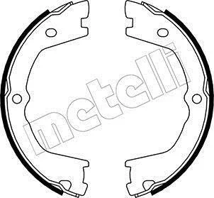 Комплект гальмівних колодок (барабанних) METELLI 530086 (фото 1)