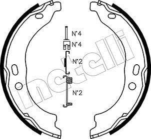 Комплект гальмівних колодок (барабанних) METELLI 53-0095K
