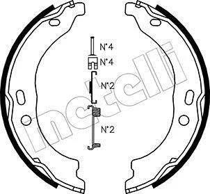 Комплект гальмівних колодок (барабанних) METELLI 530095K