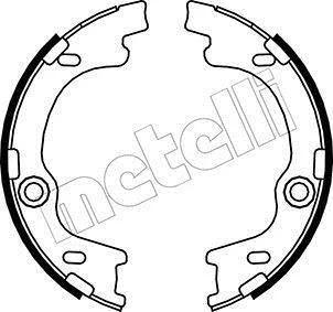 Комплект гальмівних колодок (барабанних) METELLI 530185 (фото 1)