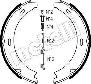 Комплект гальмівних колодок (барабанних) METELLI 530233K