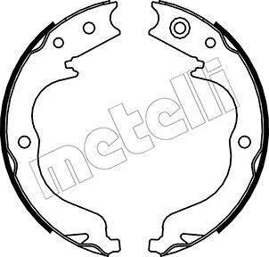 Комплект гальмівних колодок (барабанних) METELLI 530268