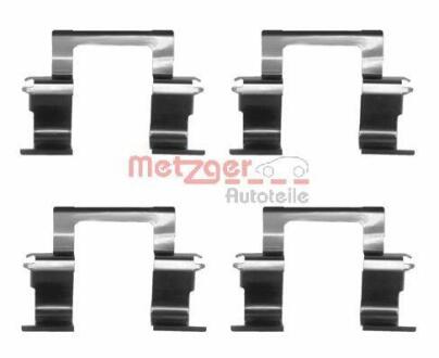 Монтажний к-кт гальмівних колодок METZGER 109-1274