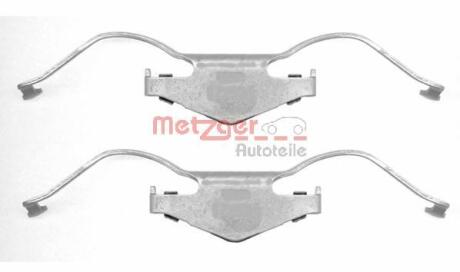 Комплект приладдя, накладка дискового гальма METZGER 109-1297