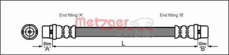 ПЕРЕДН ЛЕВЫЙ/ПРАВЫЙ AUDI A6 (4A C4) 06/94-10/97 AUDI A6 (4B METZGER 4114774