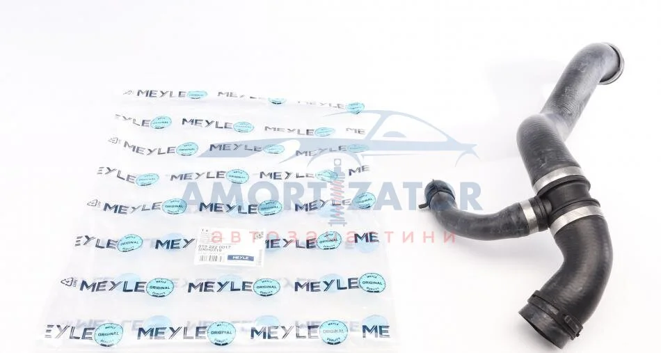 Патрубок системи охолодження W164 ML350 05- MEYLE 019 222 0017 (фото 1)