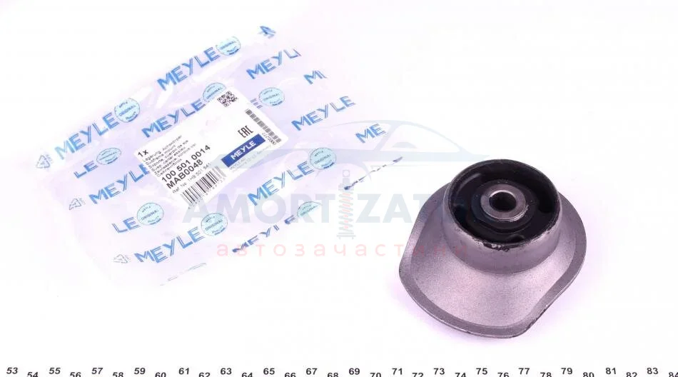 Сайлентблок балки підвіски (задн) лів/прав VW GOLF III 1.4-2.0 07.93-04.99 MEYLE 100 501 0014 (фото 1)