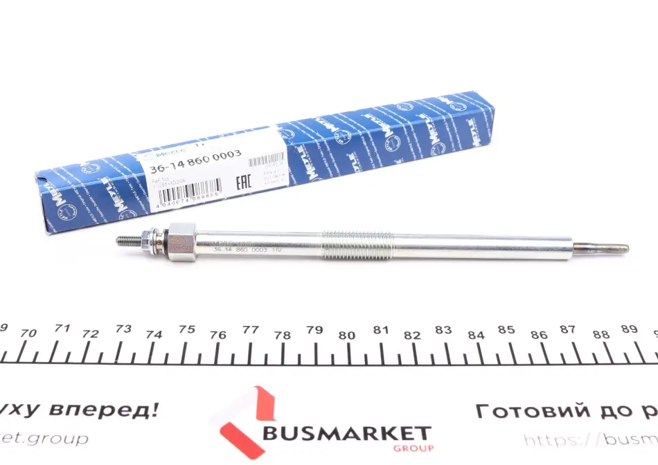 Свічка розжарювання 36-14 860 0003 MEYLE 3614 860 0003 (фото 1)