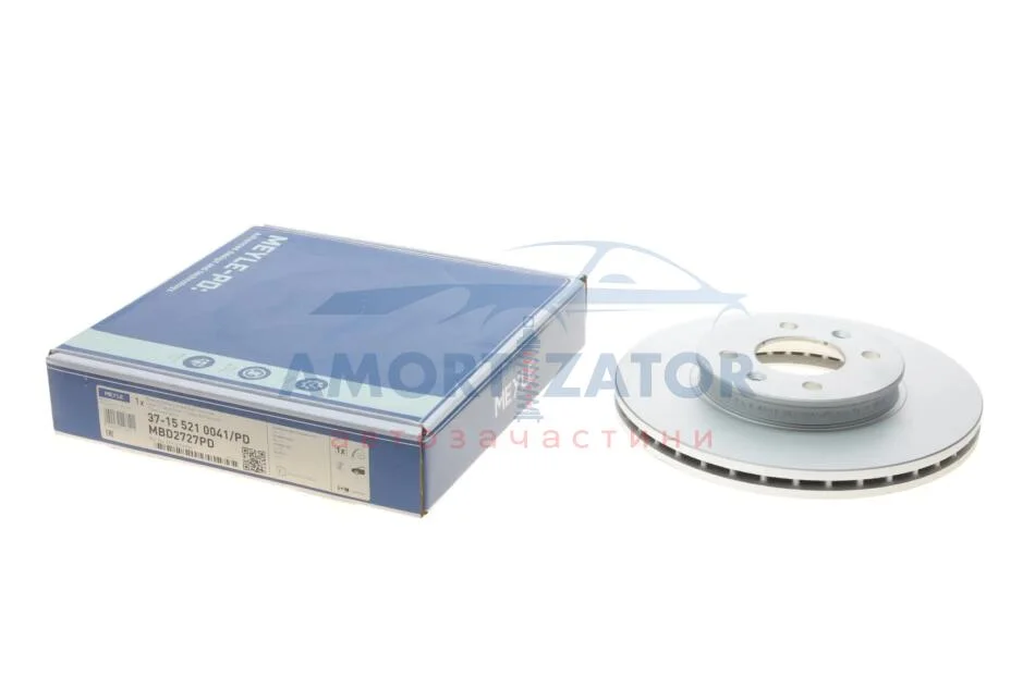 Диск гальмівний 37-15 521 0041/PD MEYLE 3715 521 0041/PD (фото 1)