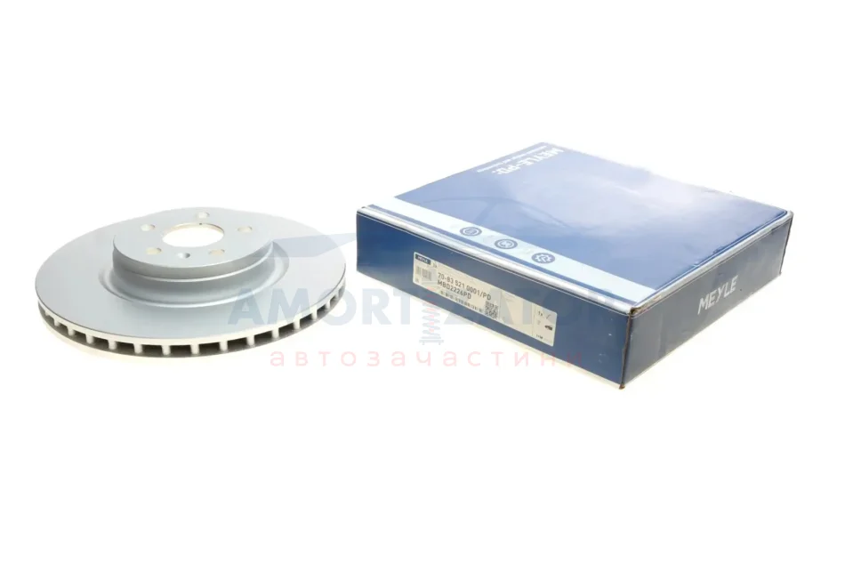 Диск гальмівний 70-83 521 0001/PD MEYLE 7083 521 0001/PD (фото 1)