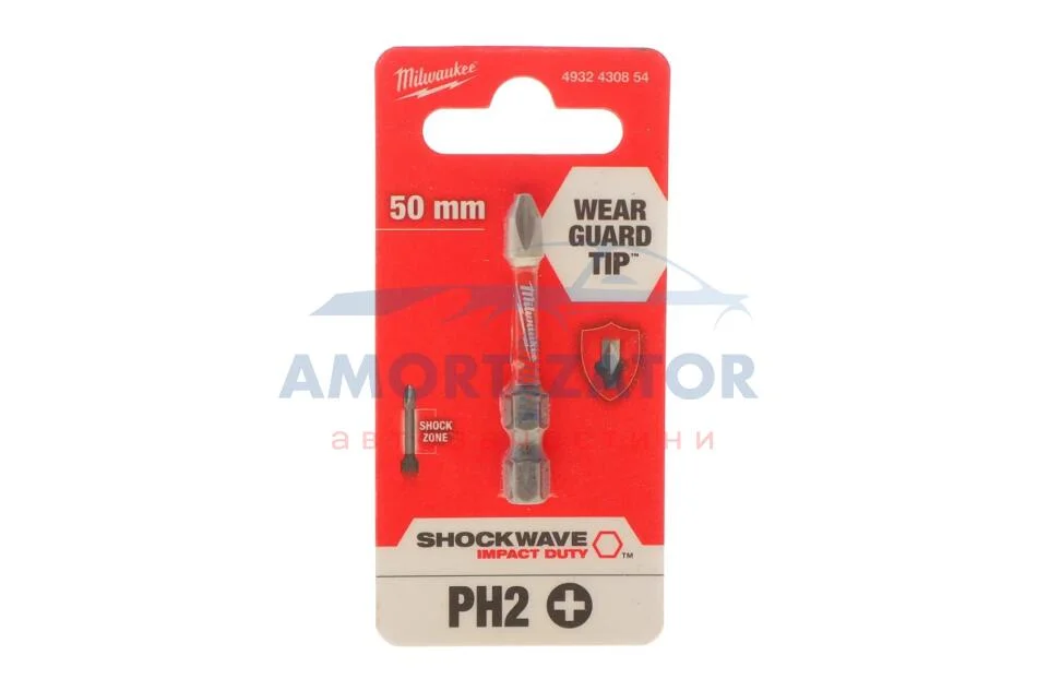 Біта Philips PH 1/4" MILWAUKEE 4932430854 (фото 1)