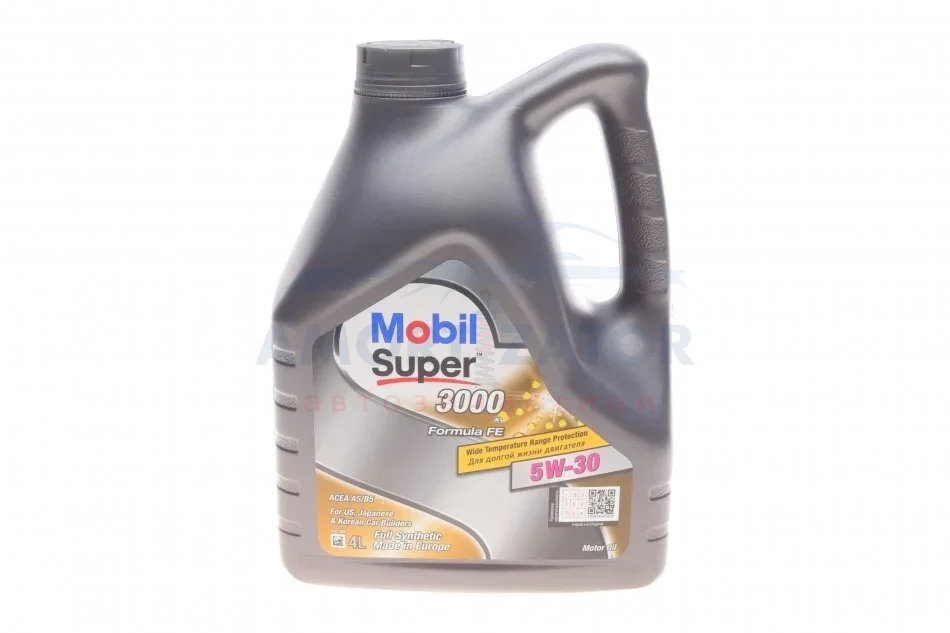 Моторна олива Mobil Super 3000 X1 Formula FE 5W-30, 4л MOBIL 152564 (фото 1)