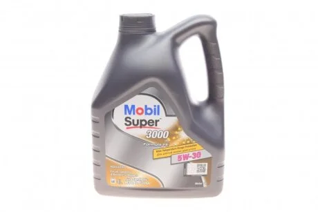 Моторна олива Mobil Super 3000 X1 Formula FE 5W-30, 4л MOBIL 152564