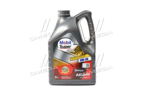 Олива моторна SUPER 3000 XE 5W-30 5л MOBIL 156156