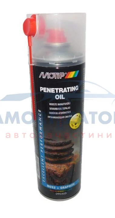 Проникаюче мастило "Penetrating oil" з вмістом графіту та MoS2 Motip 500мл MOTIP 090303BS (фото 1)
