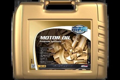 Моторна олива 5W40 20л. MPM 05020