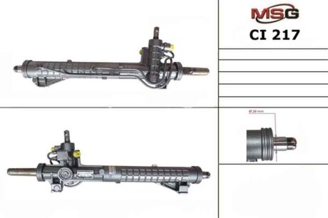Рульова рейка з ГПК Jumpy/Expert/Scudo 95-07 MSG CI217