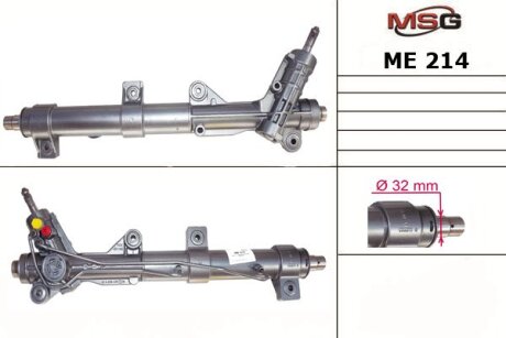 Рульова рейка з ГПК Vito/V-Class W638 96-03 MSG ME214