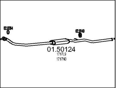 Резонатор MTS 01.50124