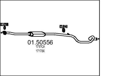 Резонатор MTS 01.50556