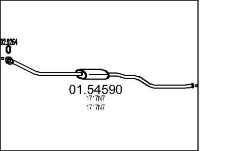 Резонатор MTS 01.54590