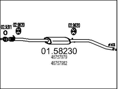 Резонатор MTS 01.58230