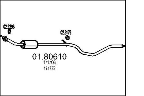 Резонатор MTS 01.80610