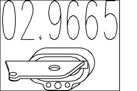 Гумовий елемент кріплення MTS 02.9665