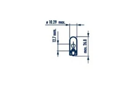 171694000 Лампа WY5W 12V 5W W2,1X9,5D AMBER (блістер 2 шт.) NARVA 17169