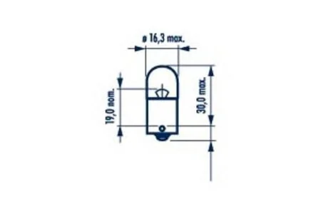 171713000 Лампа R5W 12V 5W BA15s |AUXILIARY LAMPS| (10шт) NARVA 17171