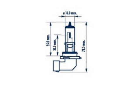 480064000 Лампа HB4 12/12,8V 50/55W P22d (блістер 1 шт.) HALOGEN NARVA 48006