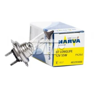 3000 Лампа H7 LONG LIFE 12V 55W PX26d LONG LIFE NARVA 48329
