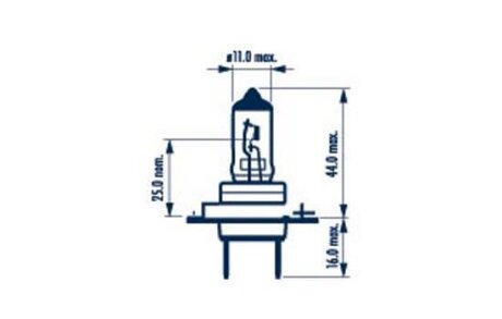 487293000 Лампа H7 HEAVY DUTY 24V 70W PX26d HD NARVA 48729