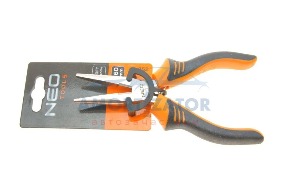 Плоскогубці подовжені прямі, 160 мм NEO TOOLS 01252 (фото 1)